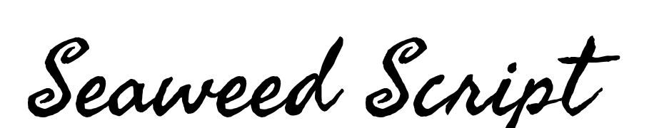 Seaweed Script Yazı tipi ücretsiz indir